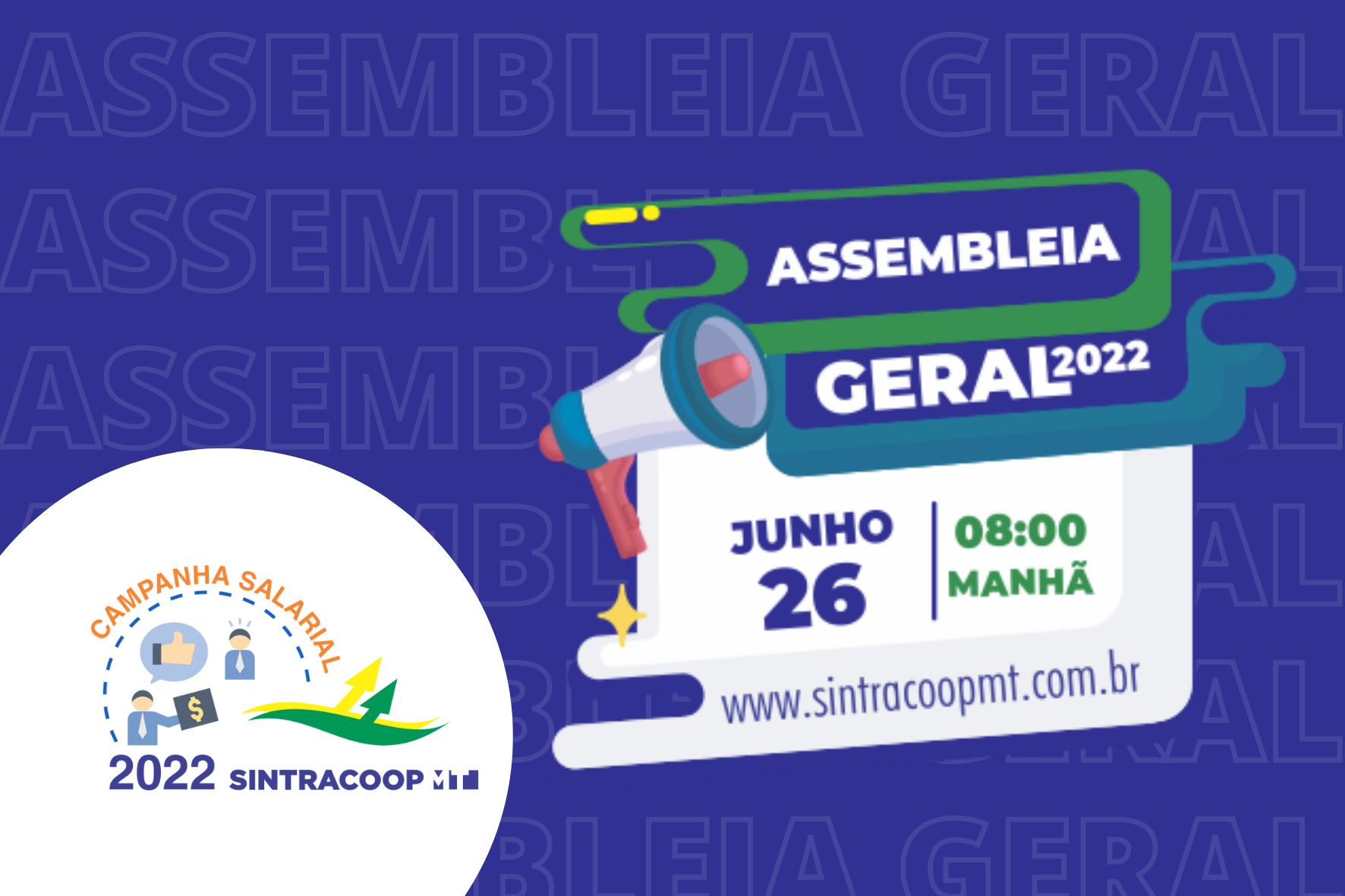 Read more about the article SINTRACOOP – MT REALIZA ASSEMBLEIA GERAL PARA CAMPANHA SALARIAL 2022